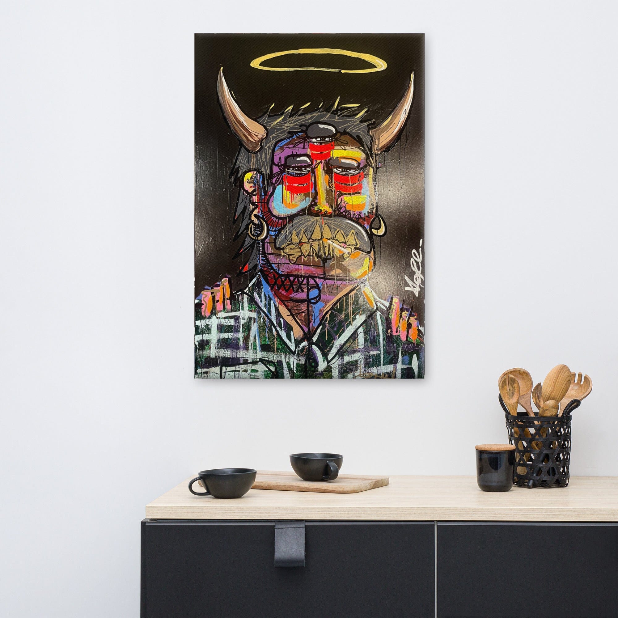 Creature Vivid Canvas Print - 1.25