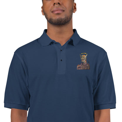 Devil in Disguise Polo Tee Merch ElizondoCulture Navy S Polo