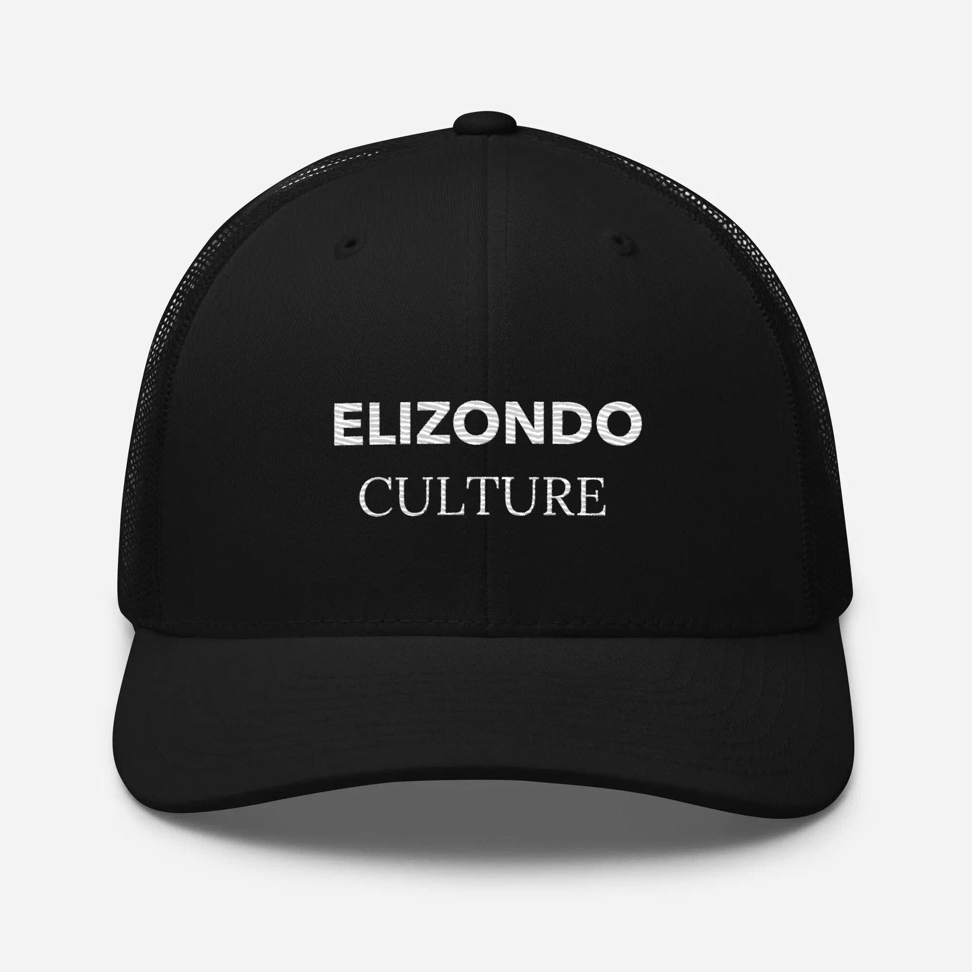 Elizondo Culture Mid-Profile Trucker Cap Merch ElizondoCulture Black 