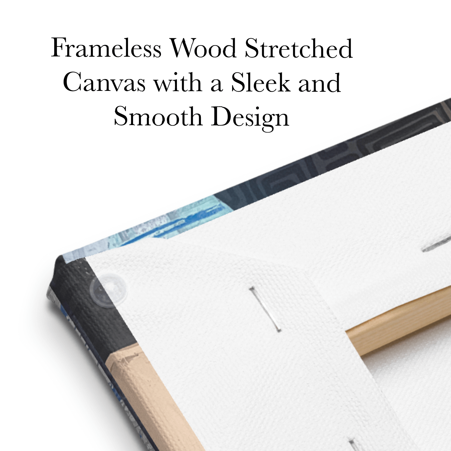 frameless wood stretched canvas