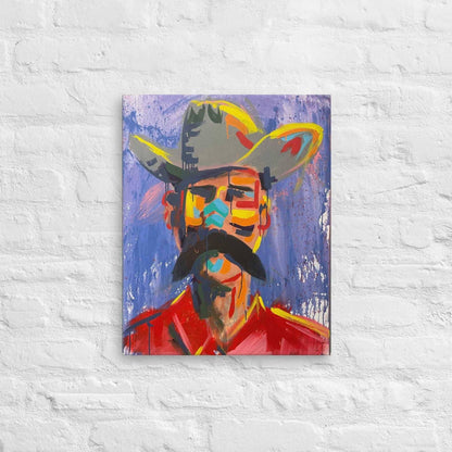 Hispanic Canvas Art - Obrero Painting | Elizondo Culture Canvas Print ElizondoCulture 16″×20″ 