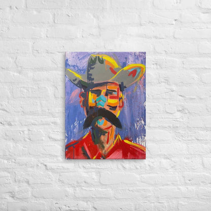 Hispanic Canvas Art - Obrero Painting | Elizondo Culture Canvas Print ElizondoCulture 18″×24″ 